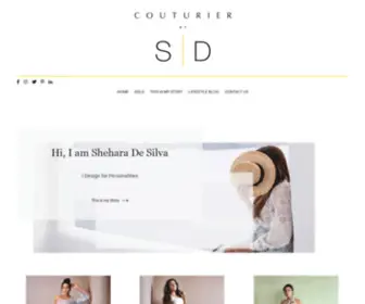 Couturierbysd.com(Designing for Personalities) Screenshot