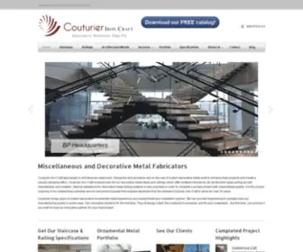 Couturierironcraft.com(Stairs & Railing Manufacturer) Screenshot