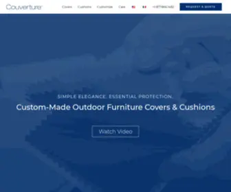 Couverturecovers.com(Custom Outdoor Patio Furniture Covers) Screenshot