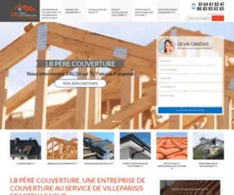 Couvreur-LB-IDF.fr(Entreprise de couverture à Villeparisis et Mitry Le neuf dans le 77 et en IDF) Screenshot