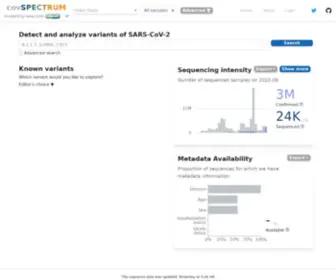 Cov-Spectrum.org(Covspectrum) Screenshot