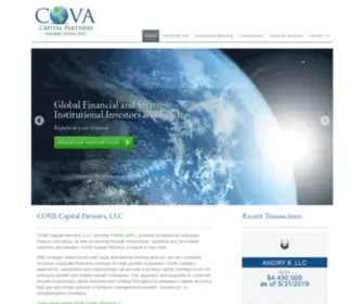 Covacp.com(COVA Capital Partners) Screenshot