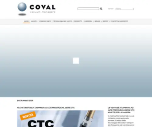 Coval-Italia.com(Gli esperti della movimentazione e dell'automazione con il vuoto) Screenshot