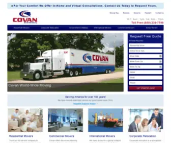 Covan.com(COVAN Worldwide) Screenshot