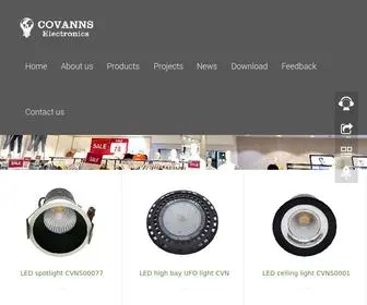Covanns.com(Shenzhen Covanns Electronics Co) Screenshot
