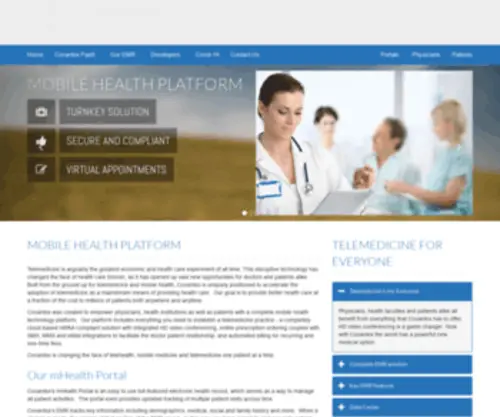 Covantex.com(Covantex eHealth Platform) Screenshot