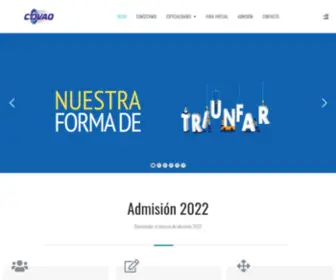 Covao.org(Admisión) Screenshot