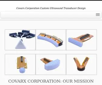 Covarx.com(Our mission at Covarx Corporation) Screenshot