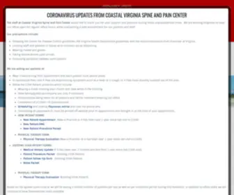 Covaspineandpain.com(A Committed) Screenshot