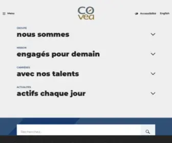 Covea.fr(Découvrez et consultez toutes les informations du Groupe Covéa et de ses marques) Screenshot