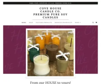 Covehousecandle.com(Cove House Candle Co) Screenshot