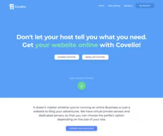 Covelio.com(Affordable Shared) Screenshot