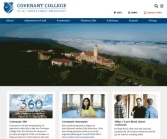 Covenant.edu(The mission of Covenant College) Screenshot