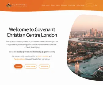 Covenantchristiancentre.org.uk(Covenant Christian Centre London) Screenshot