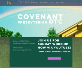 Covenantdtc.org(Covenant Presbyterian DTC) Screenshot