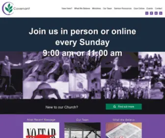 Covenantexperience.com(Covenant Church) Screenshot