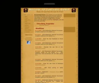 Covenantgames.com(Bible Games) Screenshot