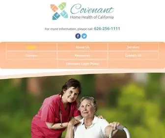 Covenanthomehealthca.com(Covenant Home Health of California) Screenshot