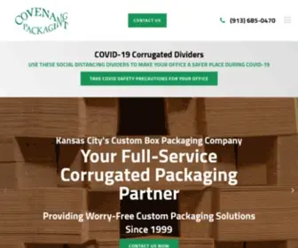 Covenantpackaging.com(Kansas City Custom Corrugated Box Packaging) Screenshot