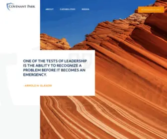Covenantpark.com(Covenant Park) Screenshot