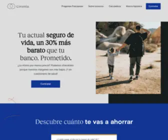 Coventia.es(Tu Seguro de Vida del Banco 30% más Barato) Screenshot