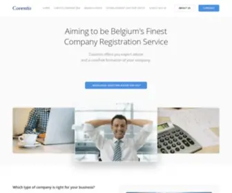 Coventis.eu(Setting up your company in Belgium) Screenshot