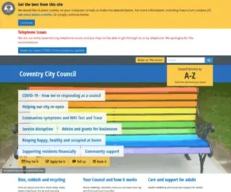 Coventry.gov.uk(Coventry City Council) Screenshot