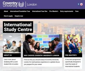 Coventryisc.com(Coventry International Study Centre offers courses to prepare you for University) Screenshot