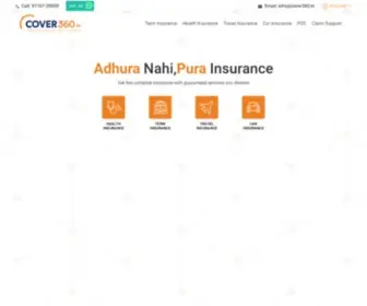 Cover360.in(Buy Insurance Policy Online) Screenshot