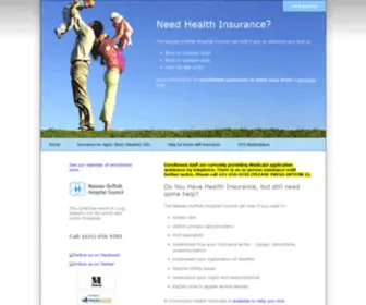 Coverage4Healthcare.com(Nassau-Suffolk Hospital Council, Inc) Screenshot