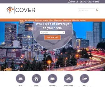 Coveragency.com(Auto, Home, Business, RV & Boat Insurance) Screenshot