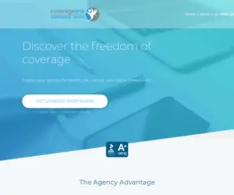 Coverageoneinsurance.com(Here at Coverage One Insurance Group our process) Screenshot