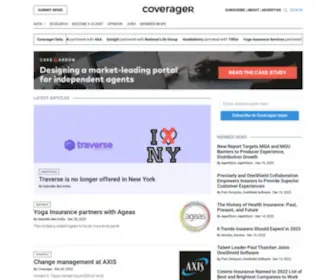 Coverager.com(Coverager®) Screenshot