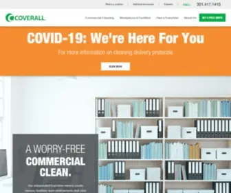Coverall.com(Commercial Cleaning & Office Cleaning Services) Screenshot