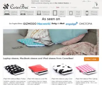 Coverbee.com(Laptop sleeve) Screenshot