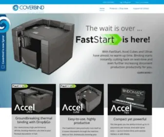 Coverbind.com(Binding Efficiency Experts) Screenshot