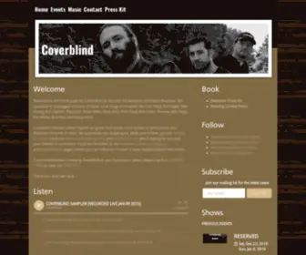 Coverblindband.com(Coverblind) Screenshot