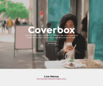 Coverboxfnb.com(Coverbox FnB) Screenshot