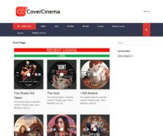 Covercinema.com(Front Page) Screenshot