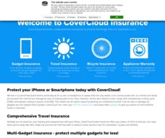 Covercloud.co.uk(Gadget Insurance) Screenshot