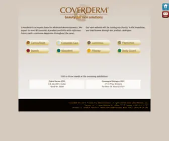 Coverderm.com(Coverderm Products) Screenshot