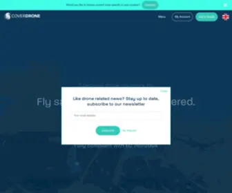 Coverdrone.com(Specialist drone insurance cover for commercial and recreational users. Coverdrone) Screenshot
