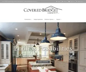 Coveredbridgecabinetry.com Screenshot