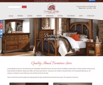 Coveredbridgefurniture.com(Covered Bridge Furniture sells amish furniture) Screenshot