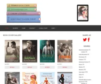 Coveredpages.com(Premade Book Covers) Screenshot