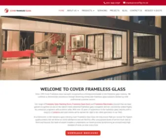 Coverframelessglass.co.za(Cover Frameless) Screenshot