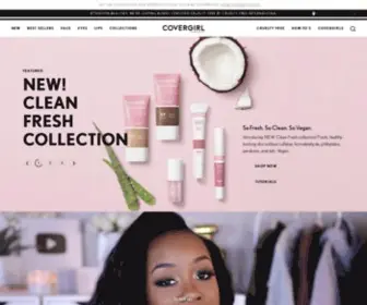 Covergirl.ca(Makeup and Beauty Products) Screenshot