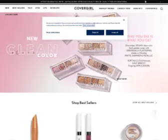 Covergirl.com(COVERGIRL®) Screenshot
