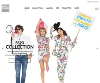 Coveri.com(Moda donna) Screenshot
