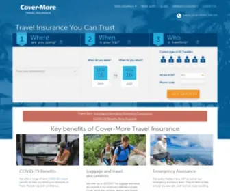 Covermore.co.nz(Travel Insurance) Screenshot
